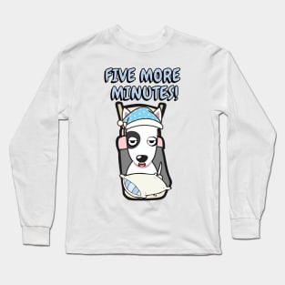 Lazy bull terrier cant get out of bed Long Sleeve T-Shirt